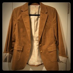 Like New Banana Republic Camel Corduroy Blazer